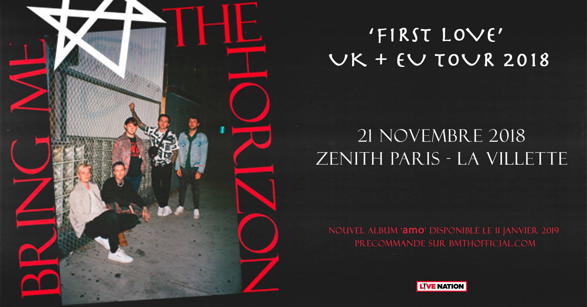 Affiche de BMTH au Zénith