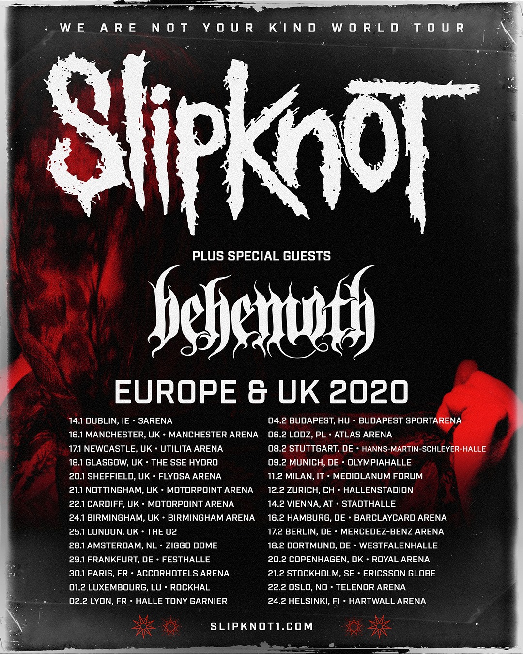 Slipknot Europe 2020