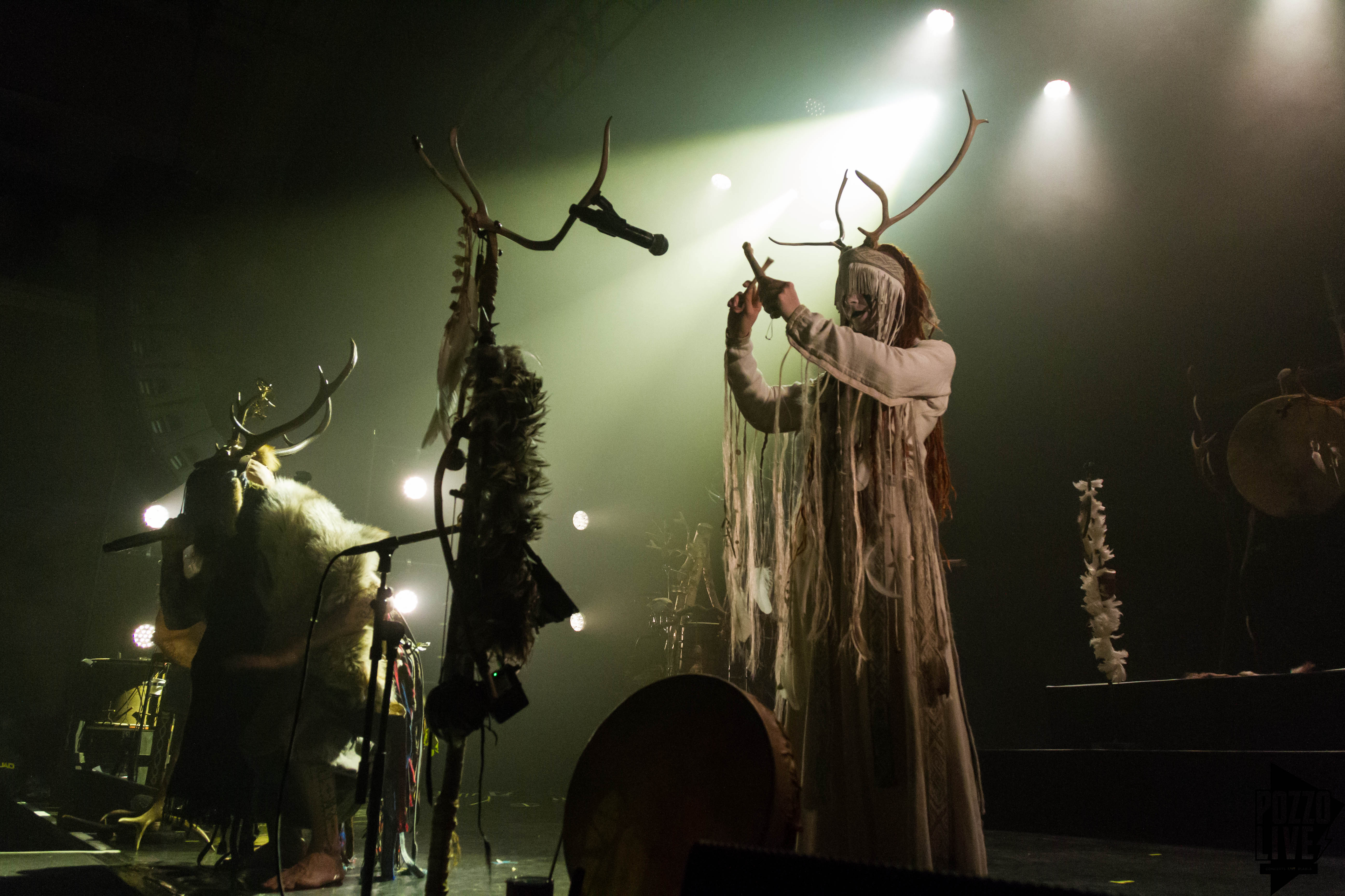 Photographie d'Heilung sur la tournée Futha à Paris