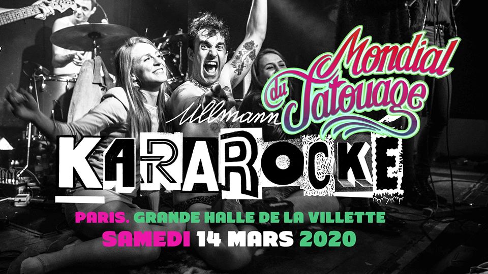 Affiche du Karaoké Ullmann au Mondial du Tatouage 2020