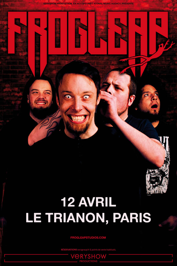 Affiche de Frog Leap au Trianon le 12 avril 2020