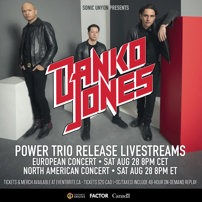 danko jones power trio livestream