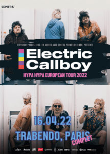 Electric Callboy Paris Janvier 2022