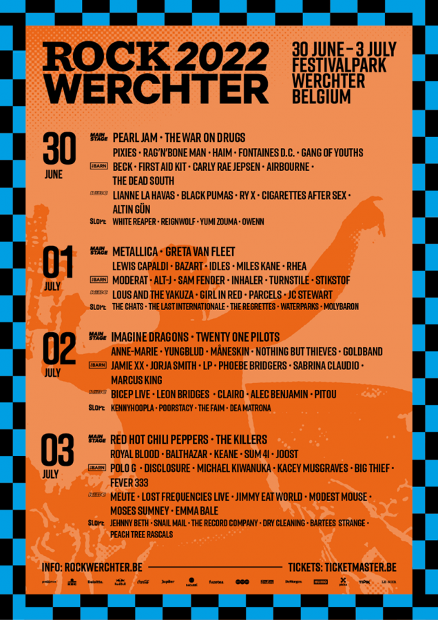 Agenda | L'affiche De Rock Werchter 2022 S'agrandit - Pozzo Live