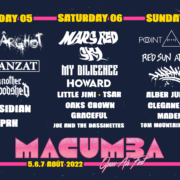 Running Order Macumba Open Air Festival