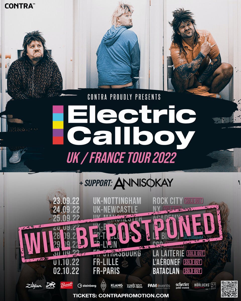 Electric Callboy reporte sa tournée mondiale