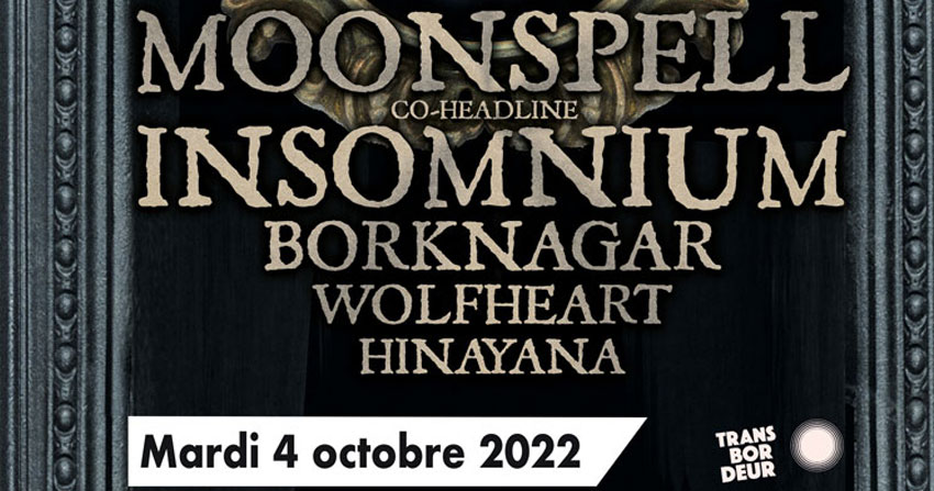 affiche moonspell insomnium transbordeur