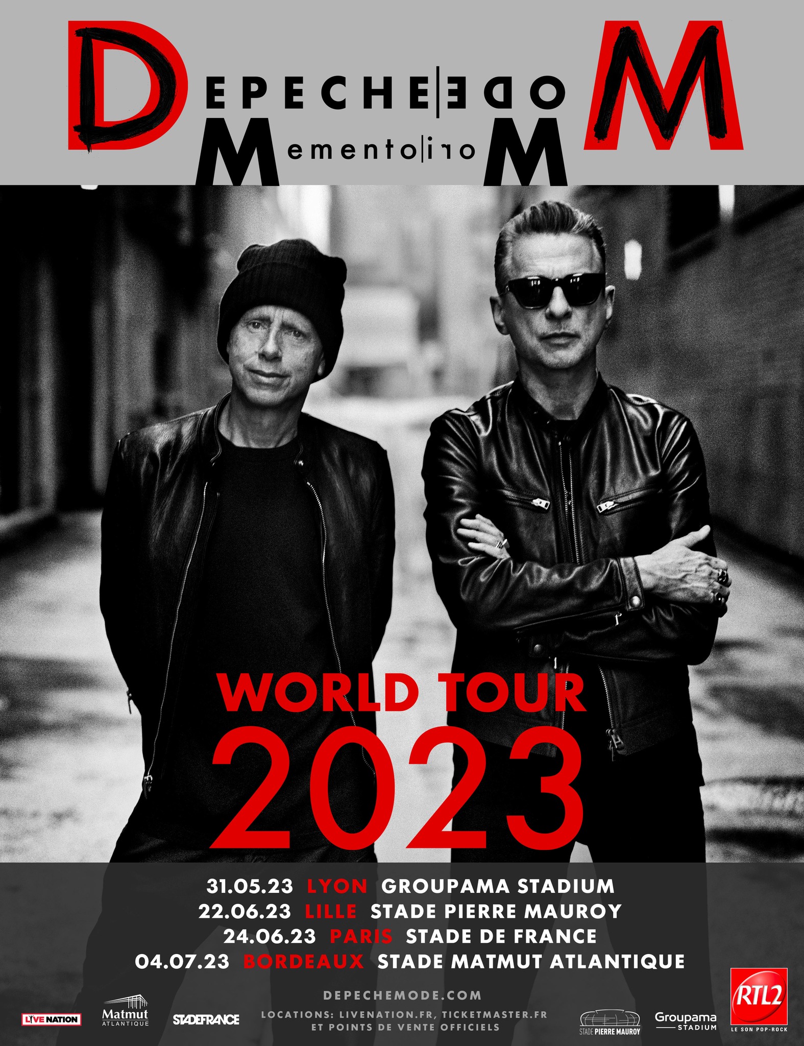 Dates Depeche Mode France