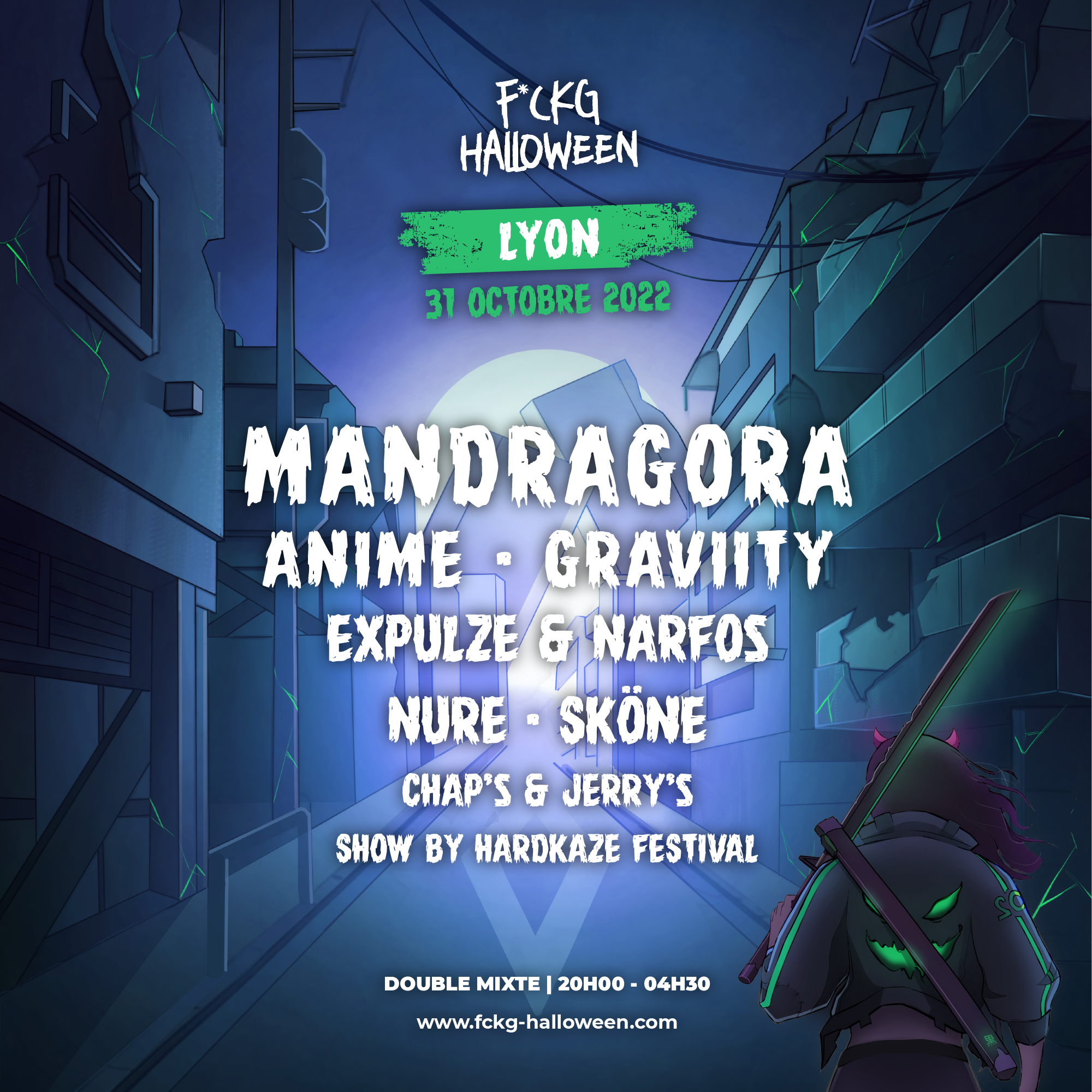 F*ckg Halloween 2022 Mandragora Anime Graviity