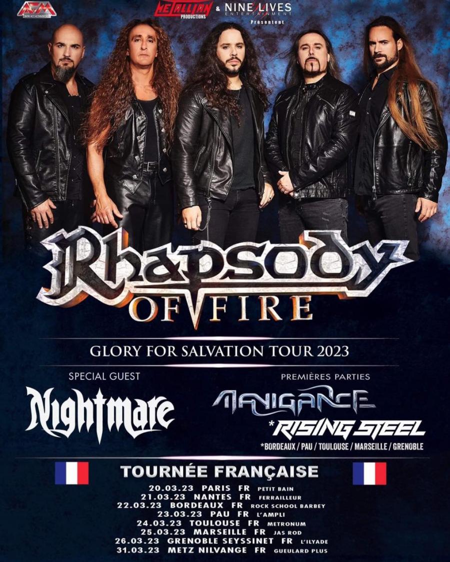 Rhapsody Of Fire tournée