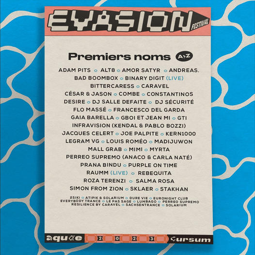 Programmation Evasion Festival