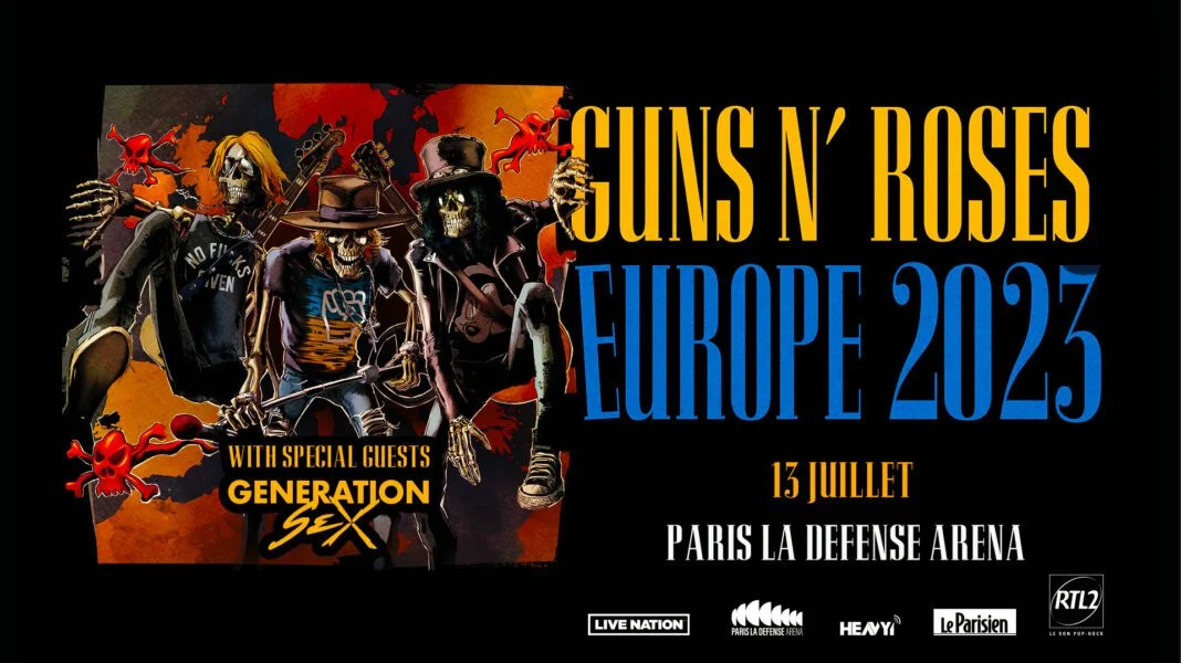 Concert des Guns n' Roses à la Défense Arena