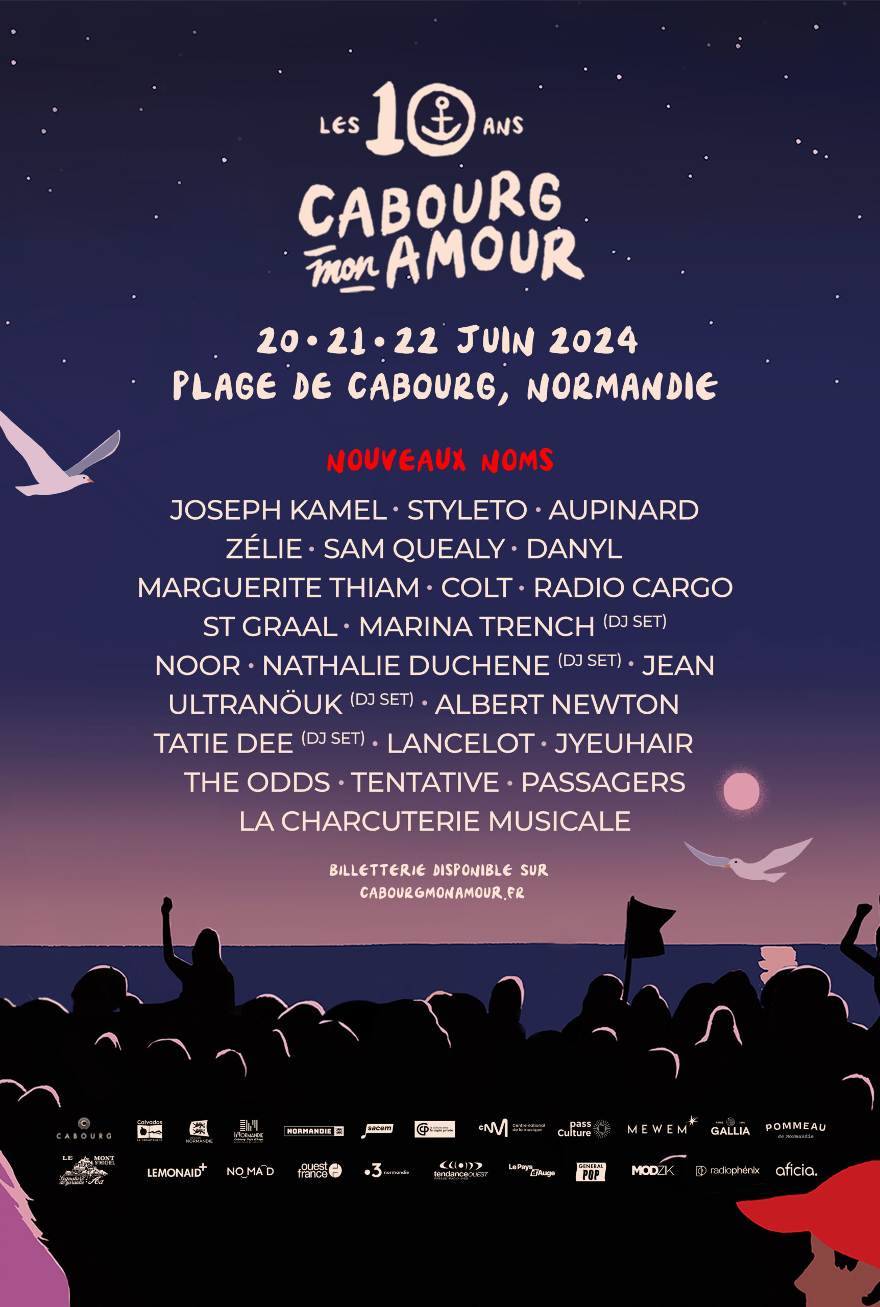 Cabourg Mon Amour 2024 programmation affiche